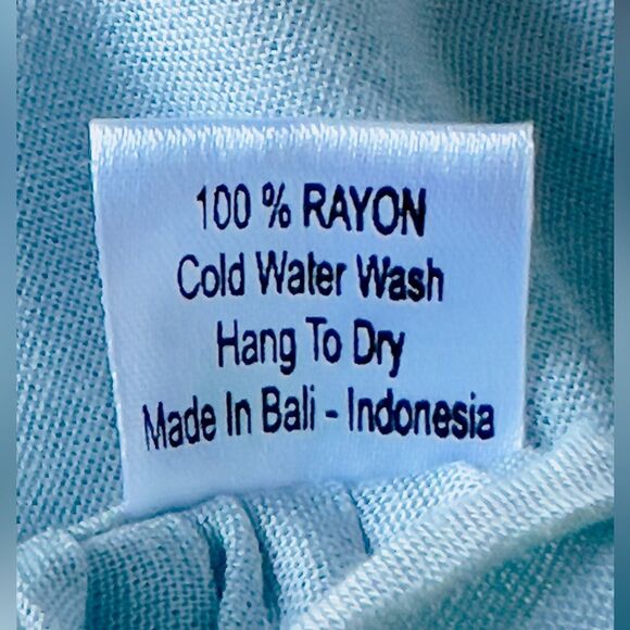 Island Planet Sea Foam Green Adjustable Cami Style Maxi Sundress/Cover Up | OS - Picture 7 of 7